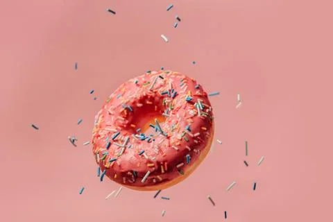 Donut falls Stock Photos