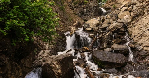 Donut Falls Time Lapse Video stock 39816149