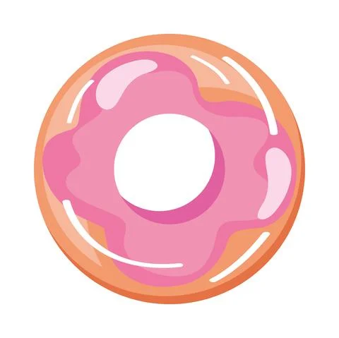 Donut float pool Stock Illustration