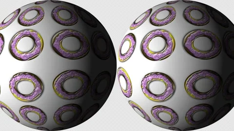 Donut Globes Stock Footage 159235126