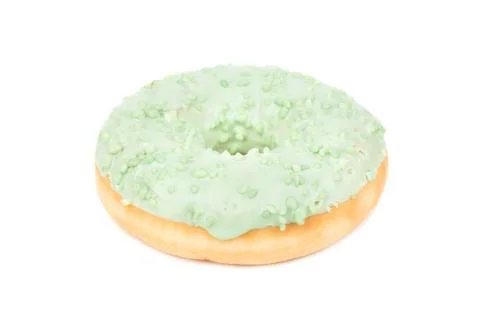 Donut with icing Stock Photos