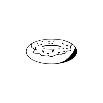 Donut icon. Element of bakery icon. Premium quality graphic design. Signs and Illustrazione stock
