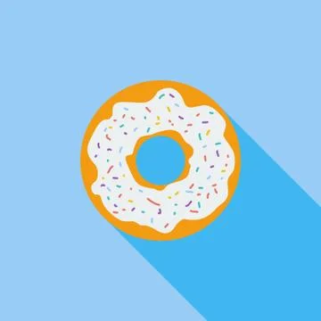 Donut icon Stock Illustration