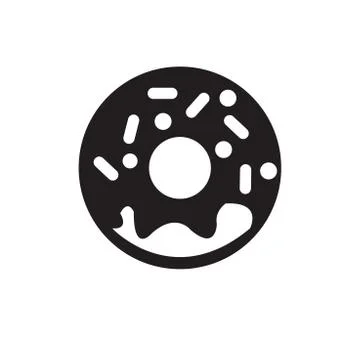 Donut icon Stock Illustration