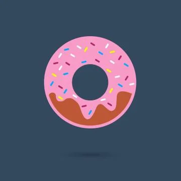 Donut Icon Stockillustratie