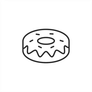 Donut Icon Stock Illustration