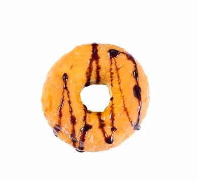 Donut isolated on white background Stock Photos