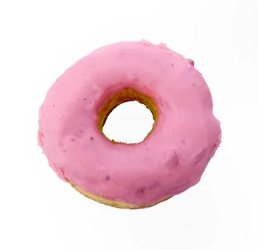 Donut isolated on white background Stock Photos