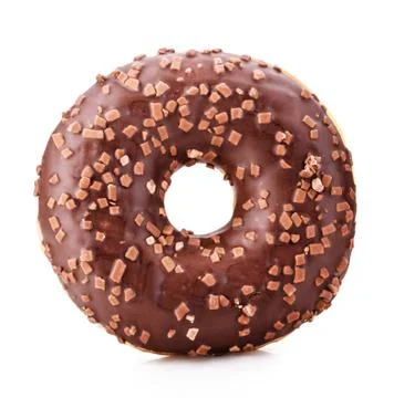 Donut isolated on white Stock Photos