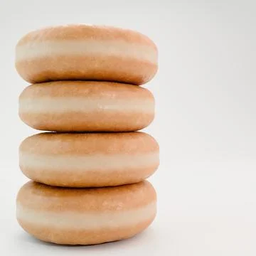 Donut isolated on whte background Иллюстрация
