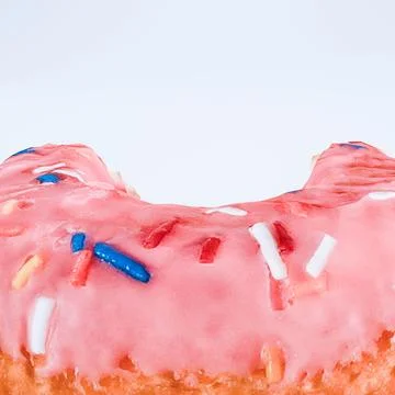 Donut isolated on whte background Stock Illustration