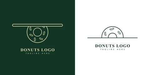 Donut logo Stock Illustration