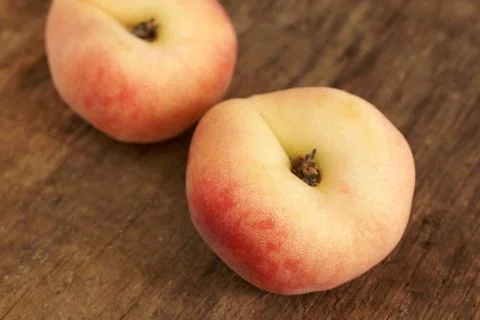 Donut peaches Stock Photos