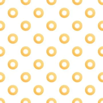 Donut ring pattern creating sweet food background concept Stockillustratie