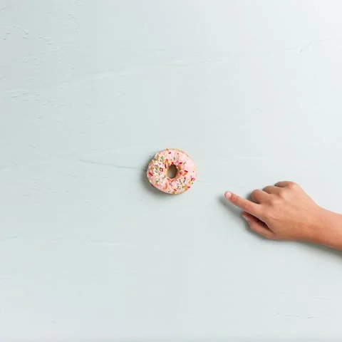 Donut stop motion square (pond5)-1 Vídeos de archivo 158858013