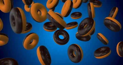 Donutcioco blue Stock-Footage 88812449