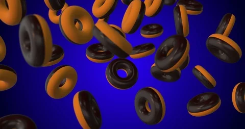 Donutcioco blue2 Stock Footage 88813184