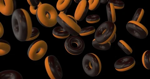 Donutcioco nero Stock-Footage 88814507