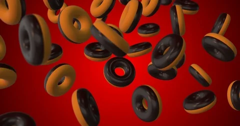 Donutcioco red Stock Footage 88815576