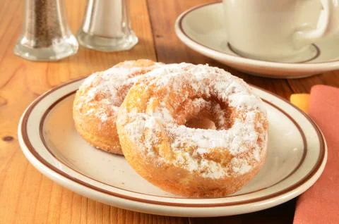 Donuts and coffee Stock Photos