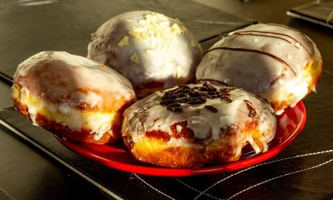 Donuts Fat Thursday Stock Photos