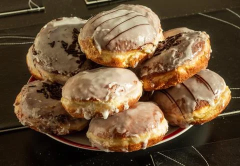 Donuts Fat Thursday Stock Photos