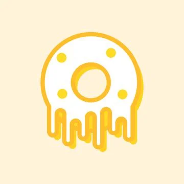 Donuts Food Icon Pack Vector Illustration Stock Illustration