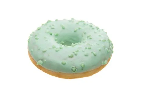 Donuts in glaze isolated Stock Photos