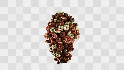Donuts grow Stock Footage 334960310