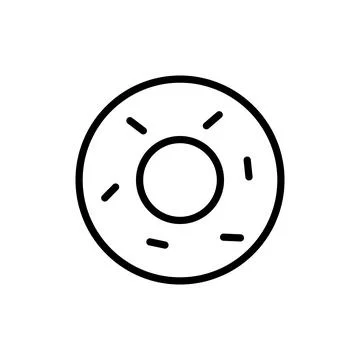 Donuts icon vector design templates Stock Illustration