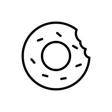 Donuts icon vector design templates Stock Illustration