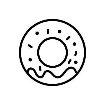 Donuts icon vector design templates Stock Illustration
