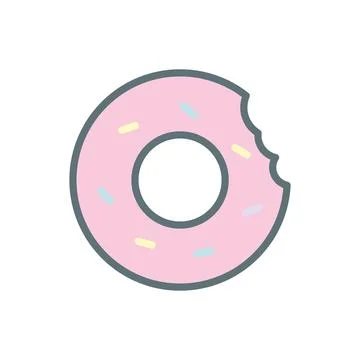 Donuts icon vector design templates Stock Illustration