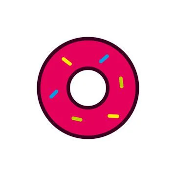 Donuts icon vector design templates Stock Illustration