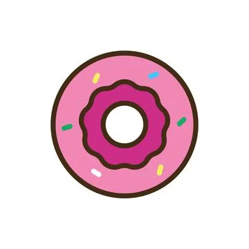 Donuts icon vector design templates Stock Illustration