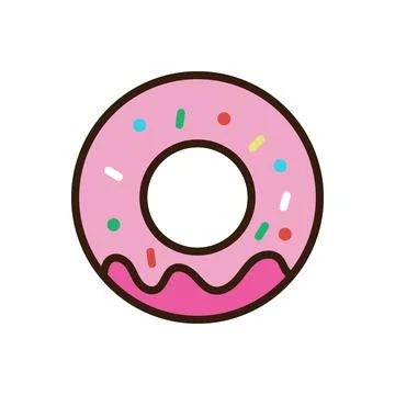 Donuts icon vector design templates Stock Illustration