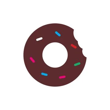 Donuts icon vector design templates Stock Illustration