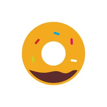 Donuts icon vector design templates Stock Illustration