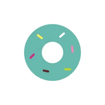 Donuts icon vector design templates Stock Illustration