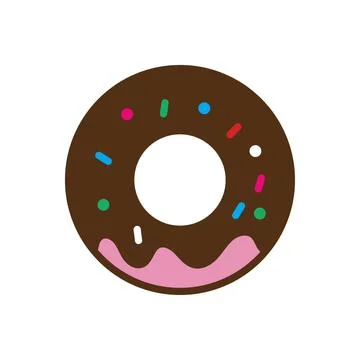 Donuts icon vector design templates Stock Illustration