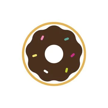 Donuts icon vector design templates Stock Illustration