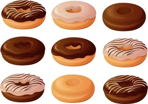 Donuts Stock Illustration