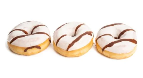 Donuts isolated Stock Photos