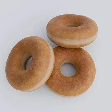 Donuts isolated on white background Stock Illustration