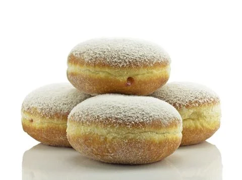 Donuts with marmalade Stock Photos