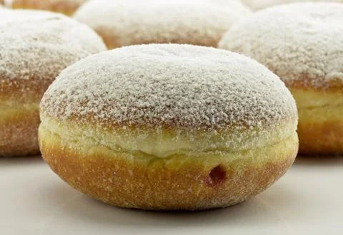 Donuts with marmalade Stock Photos