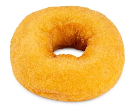 Donuts or Doughnuts. One plain Donut or Doughnut Stock Photos