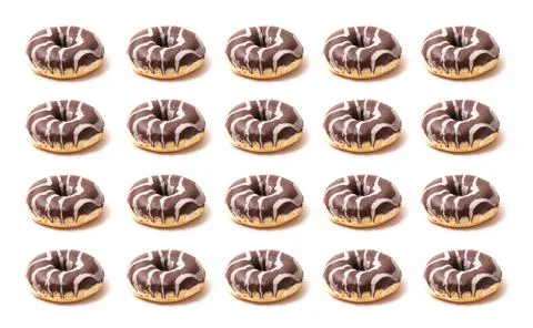 Donuts pattern Stock Photos