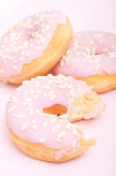 Donuts Stockfoto's