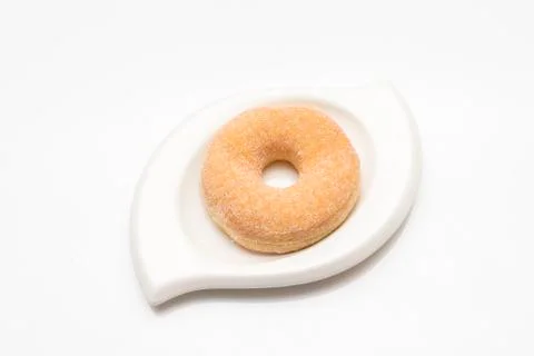 Donuts on a plate Stock Photos